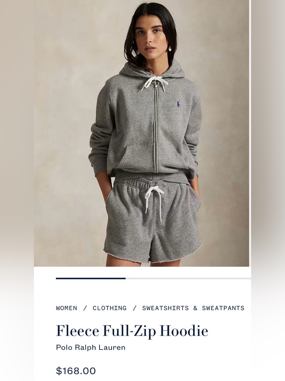 Polo by Ralph Lauren Gray Zip-Up Sweater
